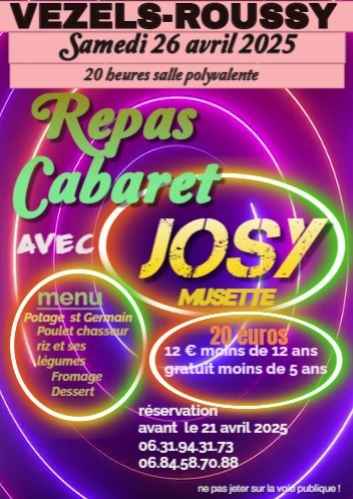 AFFICHE JOSY CABARET FICHIER JPEG
